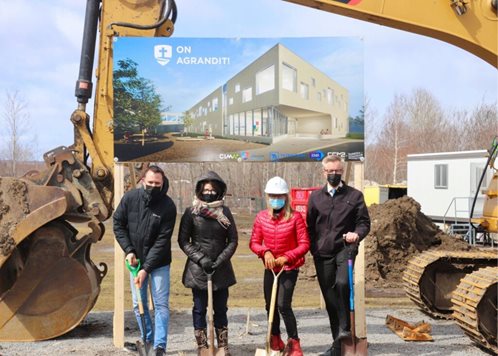 Eau-Vive School groundbreaking