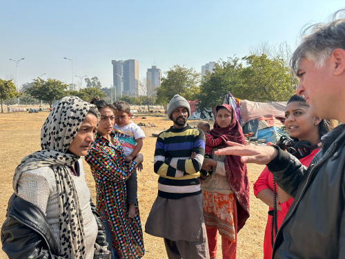 Molly-Thomas-at-makeshift-camp-Islamabad